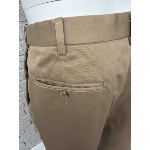 Perry Eillis Portofolio Men’s Tan Dress Pants Size 36 x29 - Picture 6 of 10